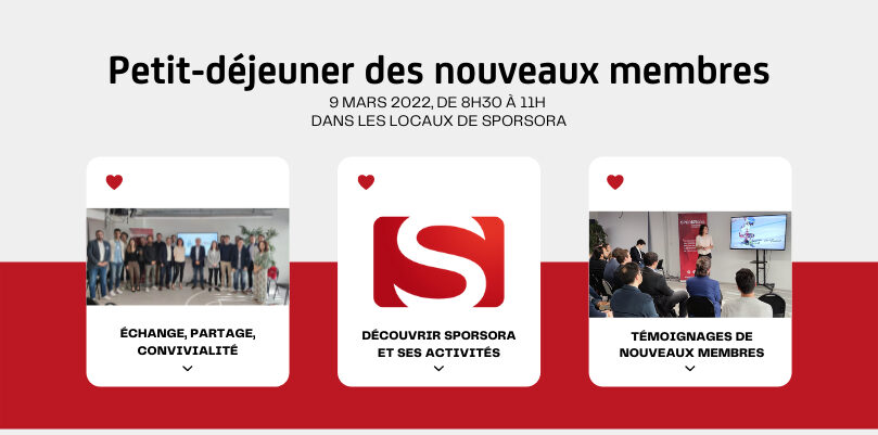 Petit-déjeuner des nouveaux Membres