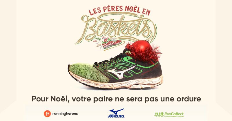 SPORT HEROES et Mizuno lancent "Les Pères Noël en Baskets"