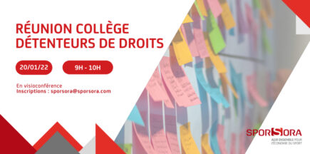 Réunion du Collège Détenteurs de Droits