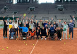 La Team BNP PARIBAS Jeunes Talents accueil ses nouveaux membres à Roland-Garros avec Jo-Wilfried Tsonga