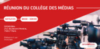 Réunion du collège médias