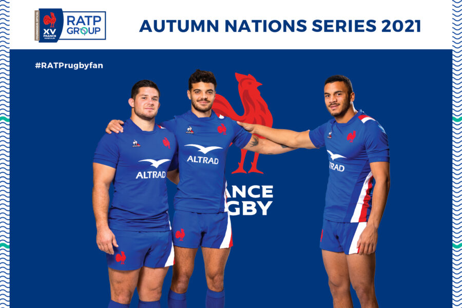 Le groupe RATP transporteur du XV de  France et des équipes étrangères pour la  tournée d’automne