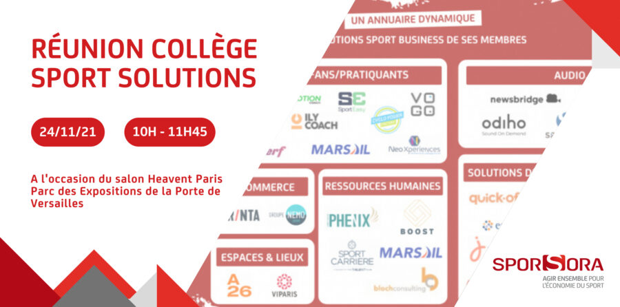 Réunion du Collège Sport Solutions