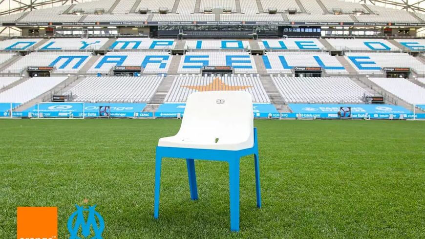 Le siège collector Orange Vélodrome proposée par Orange et l'OM