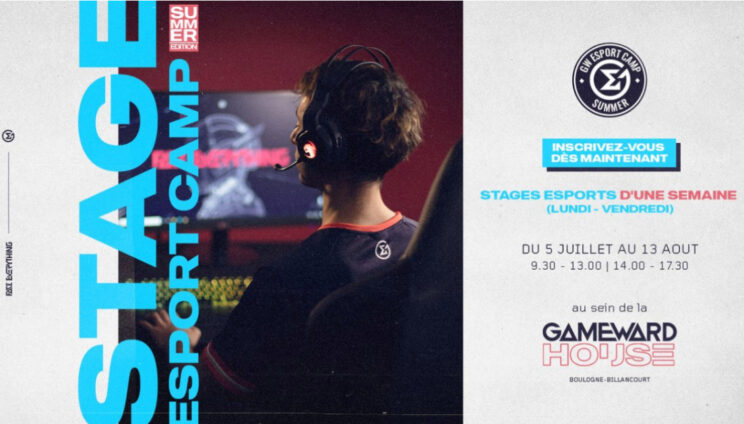 GAMEWARD LANCE DES STAGES ESPORTS D'ÉTÉ À DESTINATION DES JEUNES