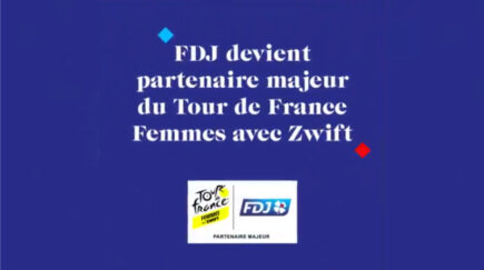 FDJ DEVIENT PARTENAIRE MAJEUR DU « TOUR DE FRANCE FEMMES AVEC ZWIFT »