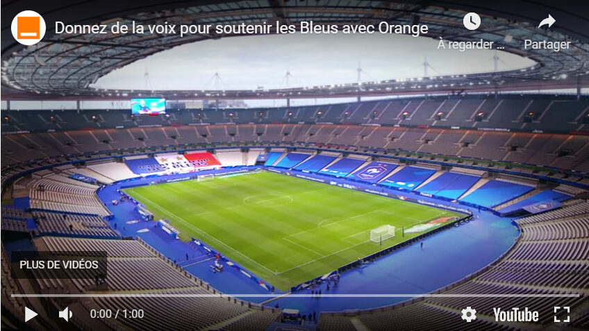 ORANGE LANCE SA CAMPAGNE POUR L'EURO 2020