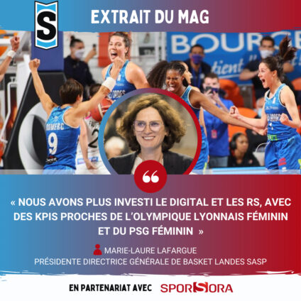 [Sport Stratégies] EXTRAIT DU MAG : « Nous avons plus investi le digital et les RS, avec des KPIs proches de l’Olympique Lyonnais féminin et du PSG féminin »