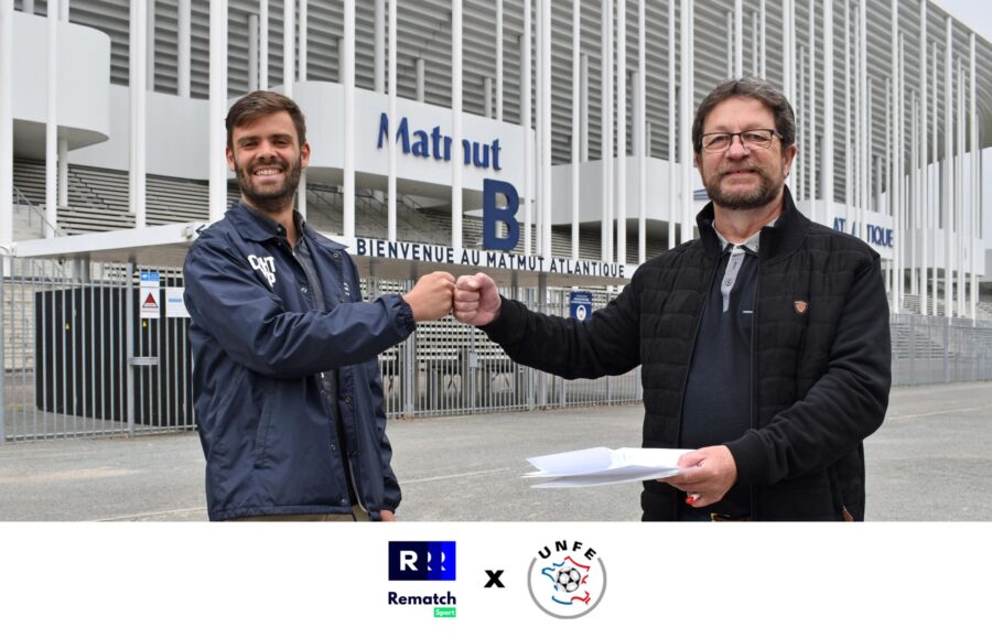 Partenariat UNFE x Rematch : les highlights du Football Entreprise mis en lumière avec Rematch