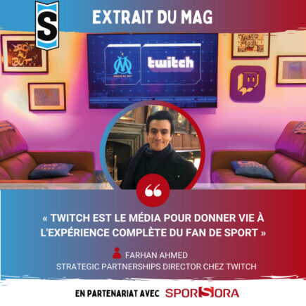 [Sport Stratégies] « Twitch est le média pour donner vie à l'expérience complète du fan de sport »