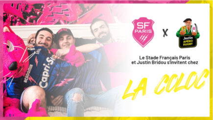 Le Stade Français et Justin Bridou s’invitent chez les supporters