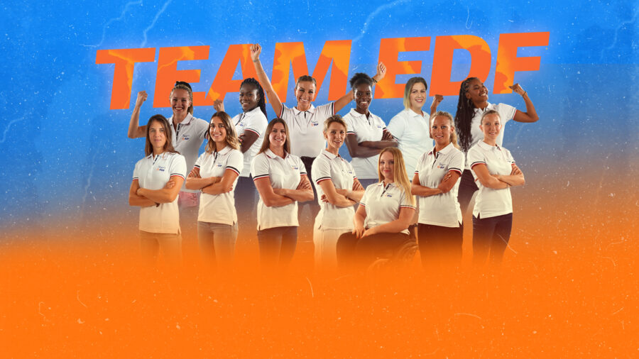 La team edf, un collectif d'athlètes engagés