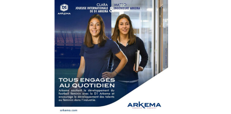 Arkema : Clara Mateo, joueuse de football professionnelle en D1 Arkema devient salariée du groupe