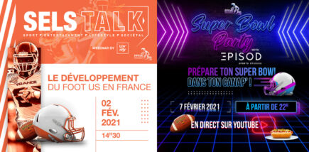 Com'over organise un webinar sur le développement du foot US en France & une Super Bowl Party