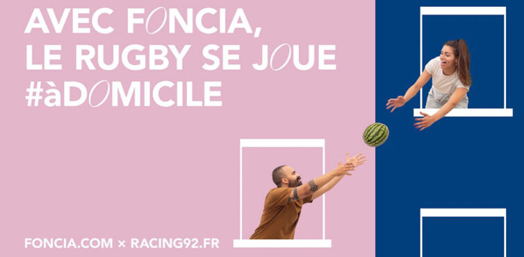 Retrouvez l'ambiance de Paris la Défense Arena depuis votre salon grâce à la campagne #àDOMICILE de Foncia