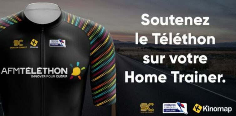 FFCyclisme : soutenez le téléthon sur votre Home Trainer
