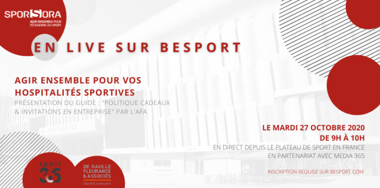 AGIR ENSEMBLE POUR VOS HOSPITALITÉS SPORTIVES