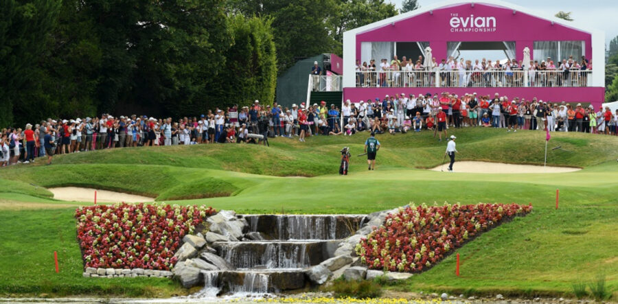 THE METRICS FACTORY SUR LE GREEN DE L’EVIAN CHAMPIONSHIP