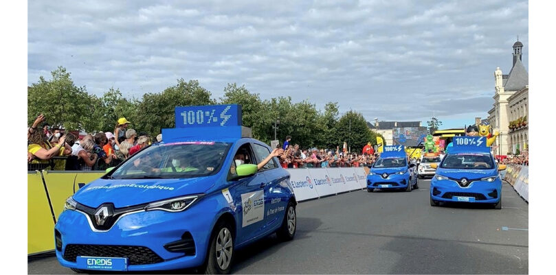 Enedis réalise son 1er Tour de France 100% électrique