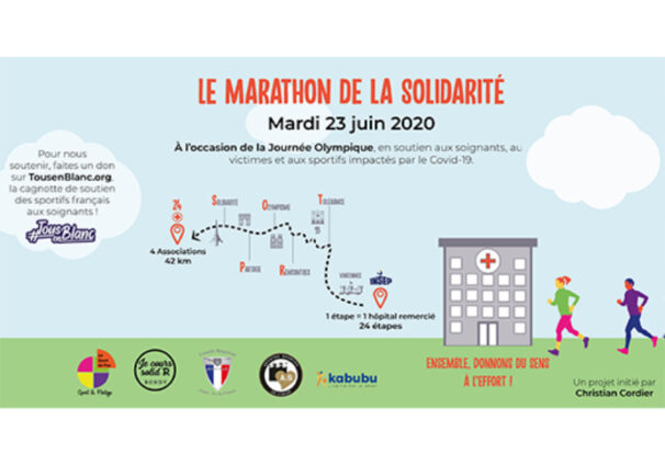 La FF Athlétisme et le CNOSF organisent "Le marathon de la solidarité"