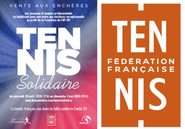 La FF Tennis se mobilise pour les soignants avec une vente aux enchères