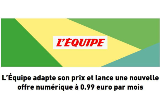 Le journal L’Equipe diminue ses prix pendant 6 mois
