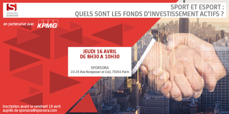 Rendez-vous Débat "Sport & Esport : Quels sont les Fonds d’Investissement actifs ?"