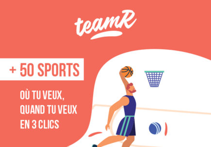 Teamr, l'application de sport à la carte sur + 50 sports dans des clubs et associations partenaires