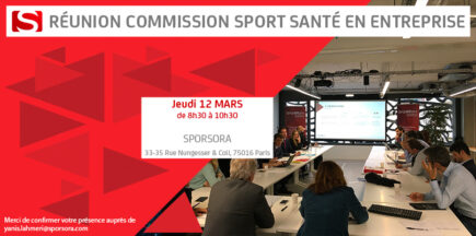 Réunion Commission Sport Santé en Entreprise