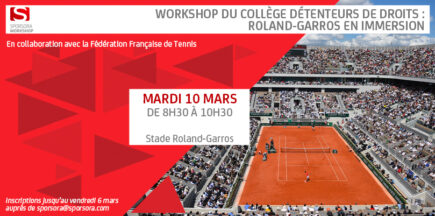 Workshop "Roland-Garros en immersion"