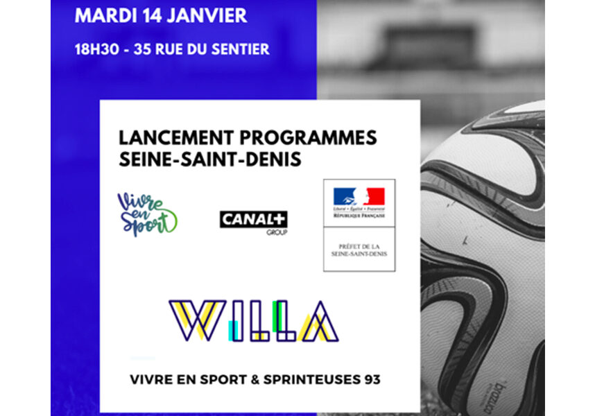 Lancement des programmes Vivre en Sport et Sprinteuses Seine-Saint-Denis