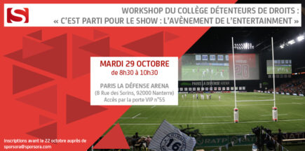 Workshop "C'est parti pour le show : l'avènement de l'entertainment"