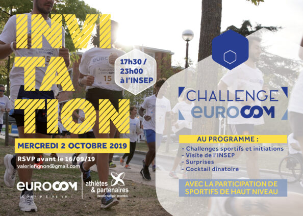 3e édition du challenge Eurocom à l'INSEP le 2 octobre