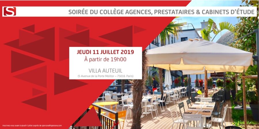 Soirée du Collège "Agences, Prestataires et Cabinets d'étude" - 11/07