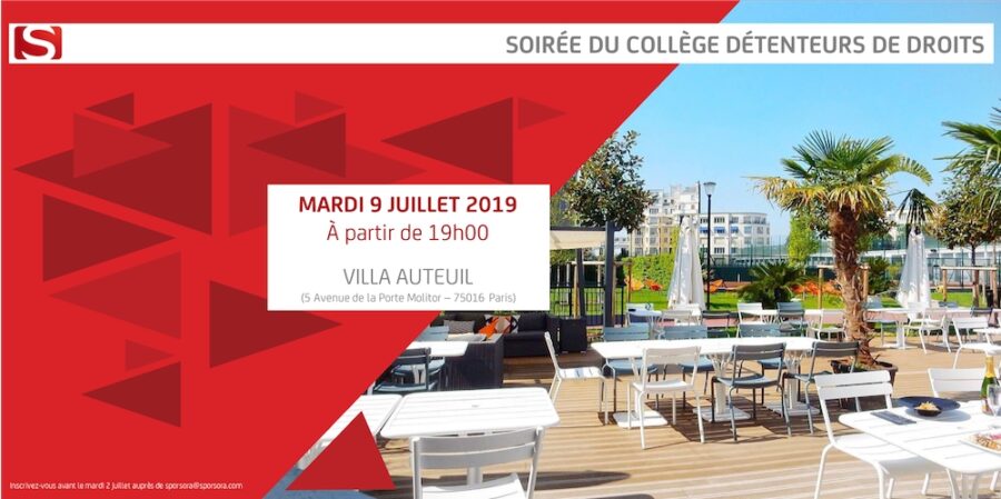 Soirée du Collège "Détenteurs de Droits" - 09/07