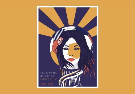L'affiche officielle de la Coupe du Monde Féminine 2019