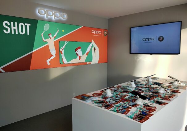 OPPO zoome sur Roland-Garros avec UNITEAMSPORT