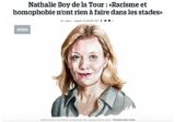 [News Tank Sport] Tribune de Nathalie Boy de la Tour
