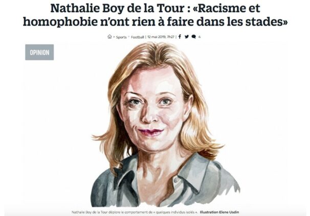 [News Tank Sport] Tribune de Nathalie Boy de la Tour