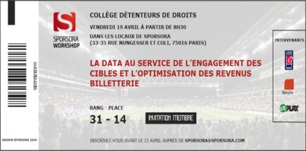 Workshop "La data au service de l'engagement des cibles et l'optimisation des revenus billetterie"
