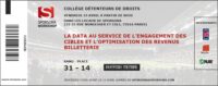 Workshop "La data au service de l'engagement des cibles et l'optimisation des revenus billetterie"