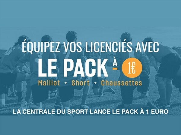 "Le Pack à 1€" de la Centrale du Sport