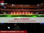 BACK TO RUGBY !