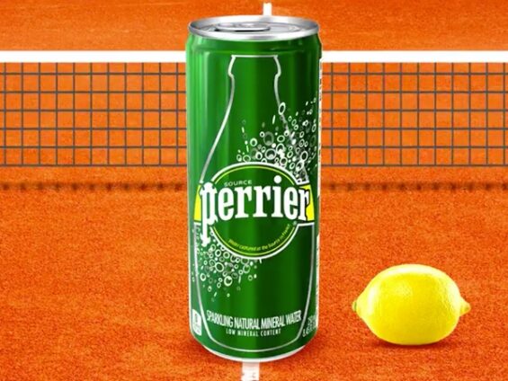 Perrier et Roland-Garros : "bulles d'émeraude"