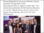 Nielsen honoré "Agency of the year" par l'ESA