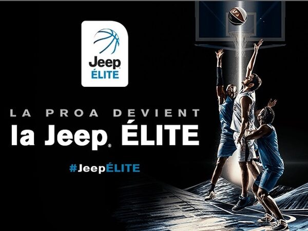 La Pro A devient la Jeep ELITE pour 3 saisons