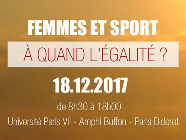 "Femmes et Sport : A quand l'égalité ?"
