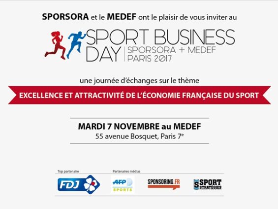 Sport Business Day - SPORSORA + MEDEF - Paris 2017