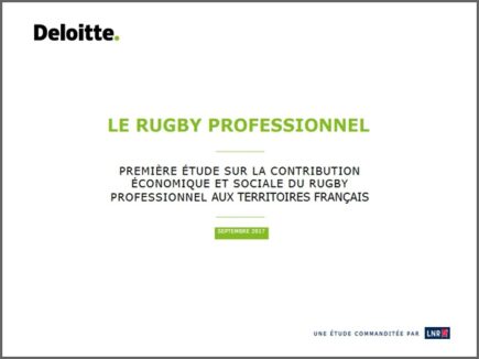 Contribution économique et sociale du rugby pro