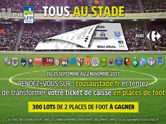 Opération "Tous au stade" avec la LFP